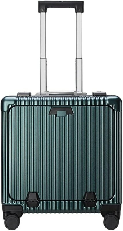 ミニスーツケース 機内持込 小型 キャリーケース 超軽量 横型 男女兼用 フロントオープン 四輪 静音キャスター 出張 ビジネス 短距離旅行 耐用 耐衝撃 携帯便利 シンプル おしゃれ かわいい 多