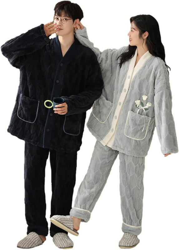 　　　 ◆◇◆売れている秘密◆◇◆ 表記価格は1着分です。カップル2着セットをご購入希望なお客様はメンズパジャマ、レディーズパジャマをそれぞれカートに入れて一緒に購入願い致します。 もこもこな暖かい生地を使用しているので、柔らかな肌触り＆厚手なので寒い季節もあったか快適カップルパジャマです。寒さが苦手な方におすすめます。 可愛いペアルームウェアです。恋人二人で一緒に着て、ラブラブ感が溢れています。 カップルパジャマは結婚祝い、誕生日、記念日などにプレゼントとして大人気です。 愛する人と一緒にペアパジャマを着て、おしゃれに快適な睡眠を楽しみましょう。 　　　◆◇◆注意事項◆◇◆ご覧のモニターの環境、撮影環境により実物と色味が異なって見える場合がございます。湿った状態で他のものと擦り合わせると色が移る恐れがあります。濃色品の洗濯時は、白色、淡色と分けて洗ってください。説明 -