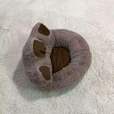 猫 ベッド 犬 ベッド クッション ラウンド型 ふわふわ もこもこ ぐっすり眠る 滑り止め 洗える キャット 通年 猫用 40x45cm 小型犬用 ペット用品 ...