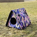 ペットアウトドアハウス 折りたたみ式ペットシェルター 猫ハウス 猫小屋 外猫ハウス 屋外用 ピンク 防雨 防水 S 耐候性 防水ねこ猫用 猫用トイレ 野良猫用ト...