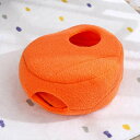 猫用ベッド ドーム型 ペットハウス 犬 猫 35x20cm 小型犬 オレンジ ふわふわ クッション 保温 防寒対策 洗濯可能 ペットベッド 夏 猫ハウス ドーム...