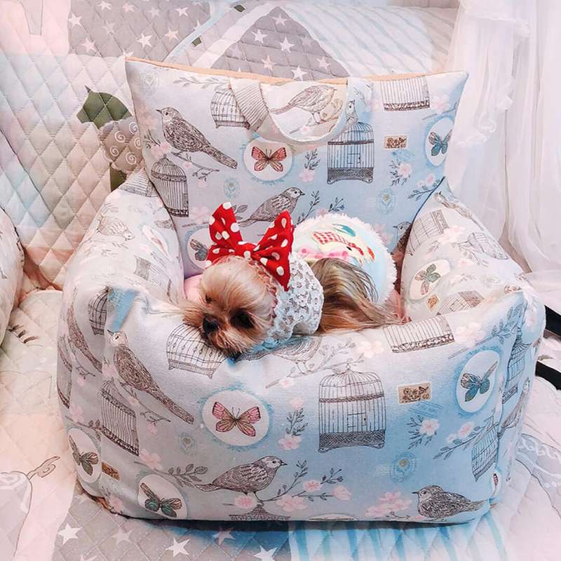 犬猫用 ドライブボックス ドライブベッド 犬 中型犬 ペット くるま用品 夏用 2way 後部座席 おしゃれ 60x55x30 春夏 l 小型犬 2匹 ペット用ドライブシート ベージュ 大型犬 大型のサムネイル