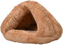 小型犬 猫用 ペットベッド マット ふかふかハウス クッション 可愛い 秋冬 冬用 カーキ 防寒 洗える ドーム型 ふわふわ 暖かい ベッド ペット用寝袋 犬/猫 ベッド ペットハウス クッション 秋