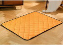 ペット専用 防水 クッションマット 大判 夏用 洗える 折りたたみ 犬 60x45cm 猫 マット 犬用マット オレンジ 防水シート ペットマット ペット用おし...