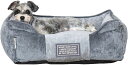 ペットベッド 猫 犬 冬 秋 春 暖かい 洗える スクエア型 ペットクッション ペットソファー 滑り止め ふわふわ グレー 豪華 肌触りのよい ぐっすり眠る 防...