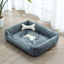 犬 猫 50x40CM ペット用品 ペットベッド 小型犬用 クッション マット 設計 ペットソファ ハウス 耐噛み 洗える 滑り止め 柔らかい ふかふか ふわふ...