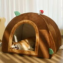 犬 猫 ハウス ベッド 猫用ハウス ペットベッド 猫用 犬用 小型犬 ペットハウス ドーム型 冬 洗える ふわふわ 可愛い 設計 柔らかい 寒さ対策 暖かい ペ...