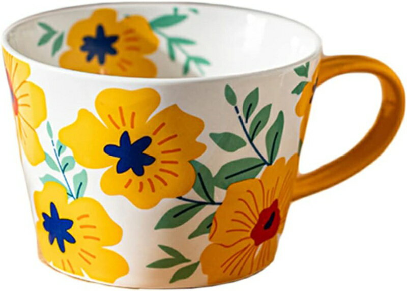 マグカップ 陶器製 390ml マグカップ 業務用 シンプルなカップ 食器洗い機 電子レンジ コーヒー ミルク お茶 コーラー 炭酸水に適用します コーヒーカッ...