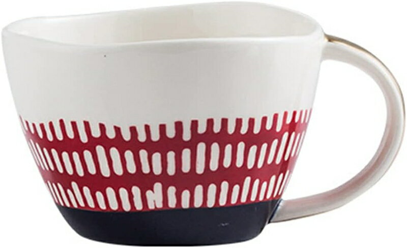 マグカップ 大きめ 380ml 素敵 ナチュラルカラー 矢印 シンプル 軽い 食洗機 電子レンジ対応 食洗器可 食器 コーヒー ティー デザイン14 カフェオレ...