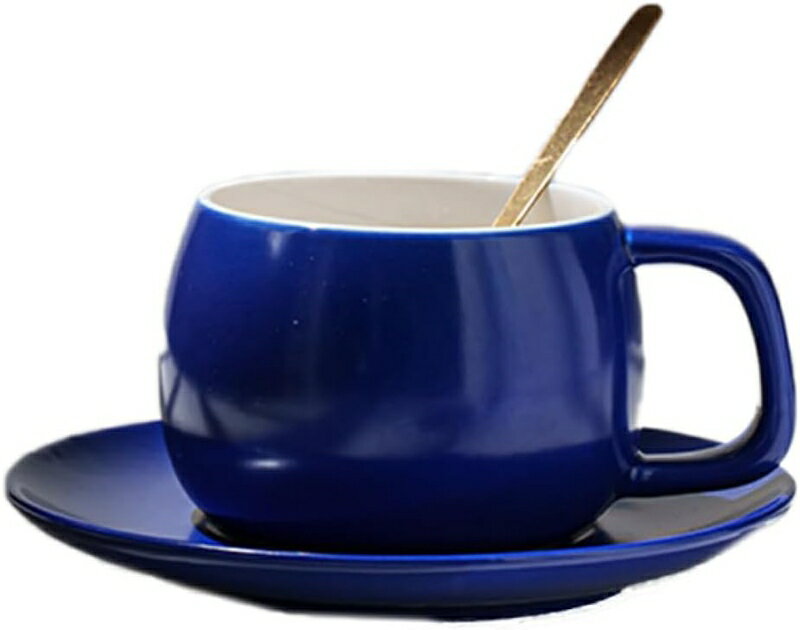 陶器 マグカップ ブルー マグ カップ コーヒーマグ かわいい マグ コップ 洋食器 食器 インテリア 綺麗 おしゃれ 新生活 婚活パーティー ギフト 台所 2...