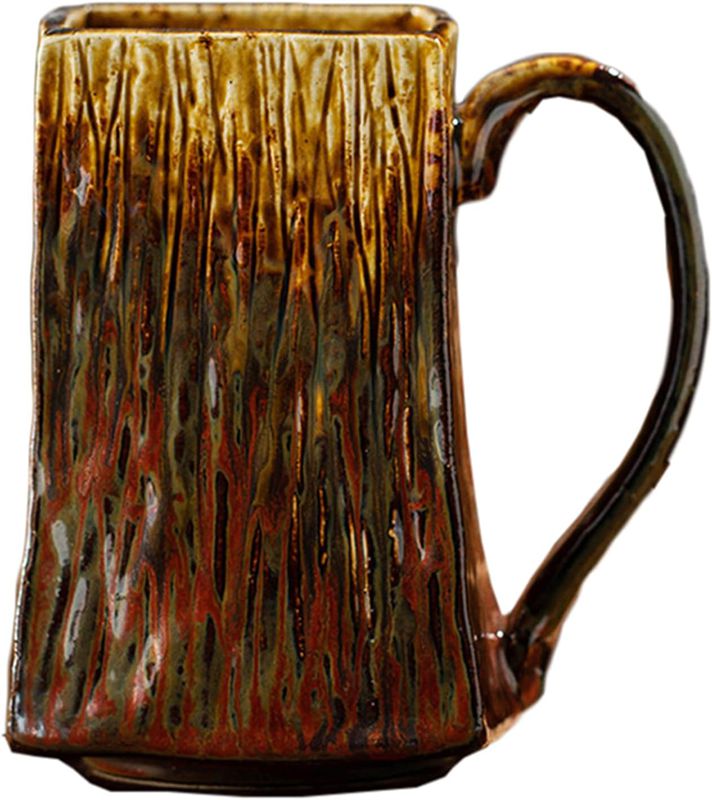 マグカップ 陶器 コーヒーカップ かわいい柄 和風マグカップ 洗いやすい 焼き物 コップ 珈琲 紅茶 緑茶 食器 デザイン03 coffee cup mug 鮮...