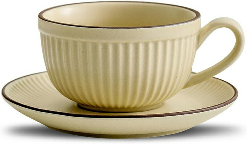 セラミックマグ ティーカップティーマグ デザイン04 セラミックコーヒーカップ コーヒーカップ シンプル 無地 ミルクティー用セラミックマグ 磁器マグ キッチン...