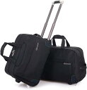 ボストンキャリー キャスターバッグ 大容量 2way キャスターバッグ 35L 55L 2輪 撥水加工 トロリーバッグ キャリーバッグ 折りたたみ 大容量 メンズ : レディース スーツケース :(4)
