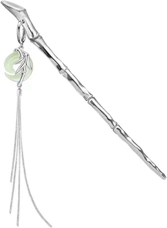 かんざし 簪 髪飾り 簪 ヴィンテージ バンブー タッセル ヘアピン ピースフル バックル ヘアスティック..