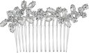パール髪飾り パール ブライダルヘッドドレスクリスタルヘアコームウェディングヘアコームインサートコーム 髪飾り ヘアアクセサリー