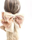 バンスクリップ 髪留め 髪飾り 大きなリボン ヘアクリップ プリーツ サテン ヘアクリップ ヘアピン 髪留め 髪飾り ヘアアクセサリー
