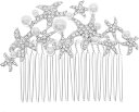 パール髪飾り パール ブライダルヘッドドレスラインストーンヘアコームパールヘアアクセサリープラグコーム 髪飾り ヘアアクセサリー