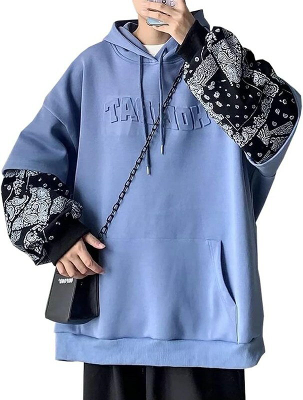 メンズ パーカー 大きいサイズ 長袖 トレーナー スウェット カジュアル オシャレ ストリート ファッション 無地 おしゃれ 柔らかい ゆったり