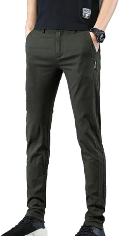 メンズ パンツ スキニーパンツ ストレート スーパーストレッチ チノパン スリム 超伸縮 トラウザー スキニー ロング丈 ボトム ゴルフパンツ 通勤 オフィス テレワーク