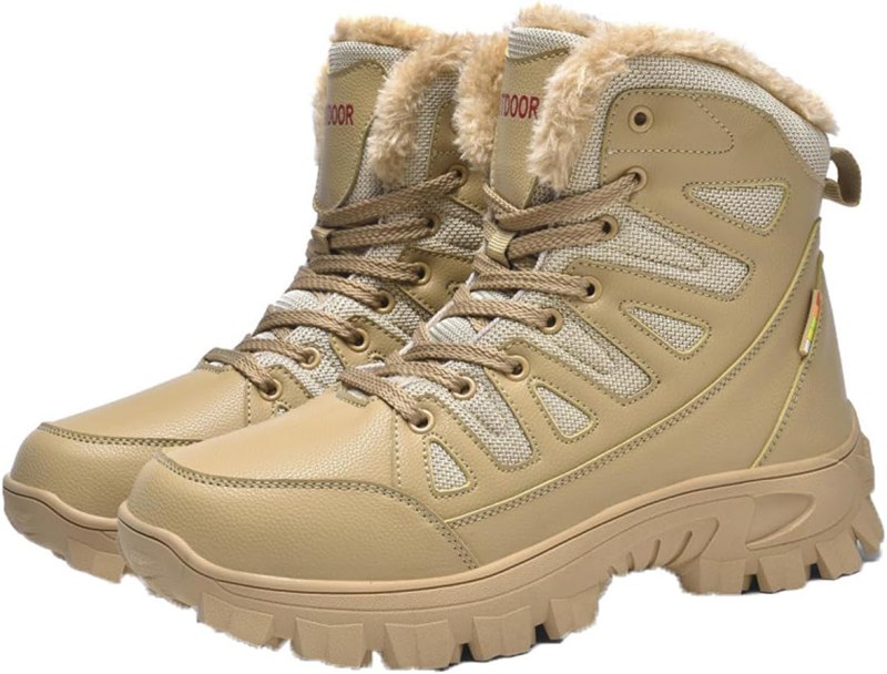 スノーシューズ メンズ スノー ブーツ ウィンターブーツ 防寒ブーツ 防水 冬用ブーツ 軽量 クライミングシューズ 秋 冬 レースアップブーツ 厚底 綿靴 雪靴 通勤 通学 アウトドア カジュアル