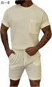 夏服 メンズ ジャージ 上下セット 男性の夏の新しいツーピース Tシャツビジネスカジュアル半袖ハイエンドスリムフィットショーツセット