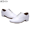 メンズ 社交ダンス ダンスシューズ ラテンシューズ スタンダード フルソール 小さいサイズ 22.5〜28cm レースアップ 紐 ローヒール ゴム底 ワルツ サ...