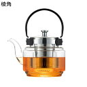 ダブルウォールグラス 急須 ティーポット 透明 茶こし付き ステンレス 分離式 1150ml 蓋付き ティーフォーツー 断熱保温 大容量 紅茶 フルーツティー ...