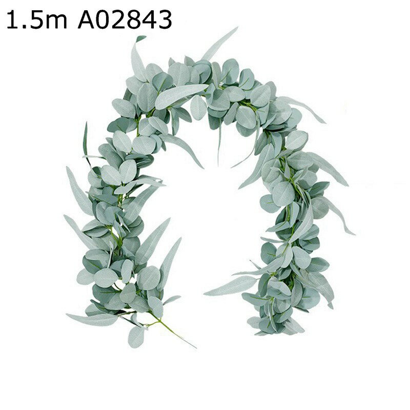 ユーカリガーランド 人工ハンギングプラント 壁掛け植物 フェイクプラント ウェディングアーチ 人工ハンギング植物 吊り下げ 自然感 ガーデン パーティー パティオ用 廊下 カフェ 喫茶店 家飾り 花藤 撮影用 DIY