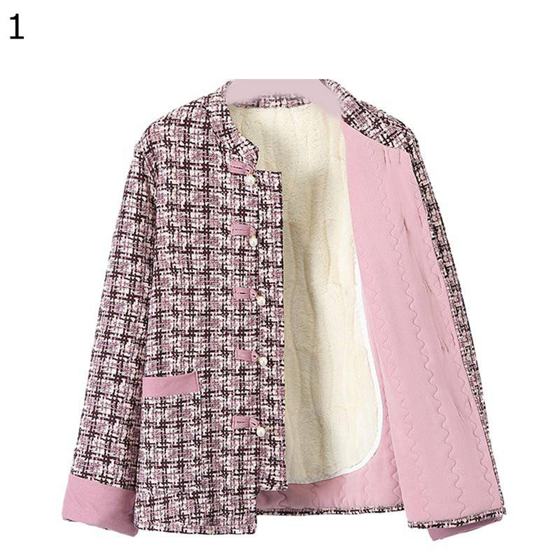 アウタージャケット 中綿ジャケット レディース 花 花柄 プリント 裏ボア もこもこ コットンジャケット 中綿 長袖 綿服 上着 トップス 軽便 耐洗 婦人 シニア 秋冬用 中高年 50-70代 女性用