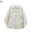 ダウンジャケット レディース 折り襟 金属ボタン付き キルティング アーガイル柄 アヒル羽毛 防寒ジャケット ダウン入れ 長袖 あったか 軽い 極暖 防水 アウ...