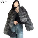 ファージャケット レディース ファーコート フェイクファーコート シャギー キルティング 無地 エコファー 秋冬着 ショート丈 毛皮コート 細身 寒さ対策 防寒...