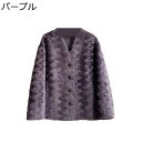 ジャケット レディース vネック ファーコート ボアブルゾン ボアジャケット フェイクファー 秋冬 あったか ショート丈 無地 ベーシック ポタン 軽量 保温性...