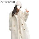 ファージャケット レディース ファーコート フェイクファー エコファー 秋 冬服 ロング丈 ミンクコート 毛皮のコート ゆったり 保温 防寒アウター もふもふ ...