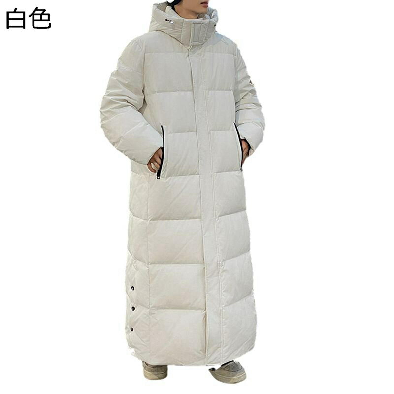 ダウンコート ベンチコート メンズ レディース 冬 大きいサイズ カジュアル オシャレ オーバーサイズダウンジャケット 膝下 韓国風 ファッション 無地 日常着用 職場用 結婚式 お祝い 厚手 軽量 保温 撥水加工 防寒性