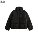 ダウンコート ダウンジャケット 冬服 レディース ショート丈 立ち襟 ポケット 暖かい 厚さ 防風性 防寒性 パン服 トップス アウター ファッション 無地 カジュアル オシャレ オフィス 日常 20代 30代 40代
