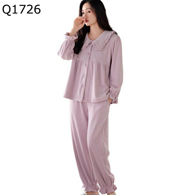 楽天アベブッパン春秋冬 ルームウェア あったかパジャマ お寝巻き レディース ふわふわ 前開き 上下セット あったかい 防寒 大きいサイズ ゆったり アウトドア クリスマスプレゼント 優しい肌触り 寝間着 室内服