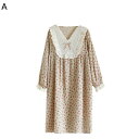 純綿パジャマ レディース ワンピース 姫系 いちご柄 フリル飾り 寝巻き ナイトウェア 柔らか 肌に優しい かわいい 女の子 ゆったり シンプル 四季向き 寝間...