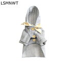 犬服 かわいい 秋冬 チェスターコート ラシャコート チェック柄 フード 厚手 ペット服 秋冬服 洋服 ドッグウェア パーカー 小型犬 中型犬 あたっか 防寒 ...