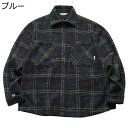 シャツジャケット チェックジャケット メンズ カジュアル ラシャ 秋冬 厚手 保温 開襟 胸ポケット アメカジ レトロ ゆったり スポーツ アウトドア ジャンパー