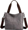 キャンバス バッグ トートバッグ 2way ショルダー バッグ ハンドバッグ 手提げバッグ レディース 帆布 カジュアル 多機能 大容量 通学 シンプル ユニセックス 大きめ 無地 帆布バッグ 斜め(4)