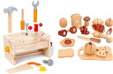 大工さん 子供用 工具セット 木製 おままごと 木のおもちゃ DIY パズルおもちゃ 収納ボックス クリスマス 誕生日 プレゼント ボックスキッズツールキット ...