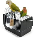 鳥 キャリーケージ 鳥かご お散歩ケージ お出かけ バードキャリア 鳥の巣 外出 小動物用 持ち運び 止まり木 餌入り 持ち手付き 移動 旅行 防災