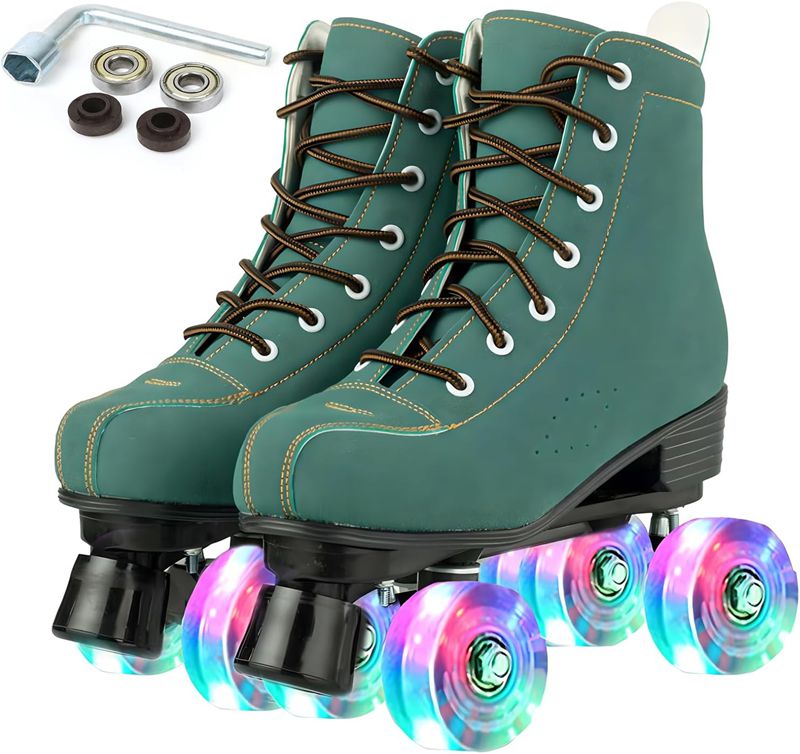 ローラースケート インラインスケート 子供用 ローラーシューズ 四輪 発光 ローラー 子供スケート キッ..
