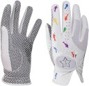 ゴルフグローブ キッズ 子供用 両手用 ゴルフ手袋 フィット感 通気 防滑 耐久性 合成皮革X羊革