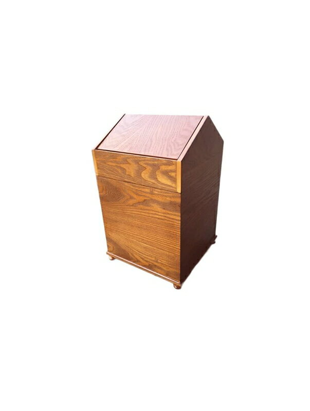 ゴミ箱 くずかごゴミ箱、オフィス用インナーバレル付き5L / 1.3木材廃棄物収納箱 分別 (Color : Natural)