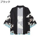 鶴柄シャツ 七分袖シャツ メンズ カーディガン 和風シャツ カップル 日焼け止め 薄手 羽織 原宿風 おしゃれ 浮世絵 プリント 通気 速乾 ゆったり ストリート 花火大会 お祭り 漢服 ジャケット