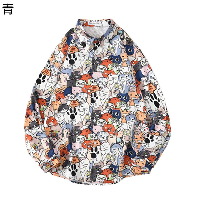 楽天市場】ボタン 猫（サイズ（S/M/L）M）（メンズファッション