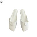 パンプス 蝶結び リボン ミュール サボ サンダル つま先あり 春夏用 レディース スクエアトゥ フラットシューズ ふんわり 洗える靴 楽ちん ファッション カジュアル 普段使い 会社用 デート