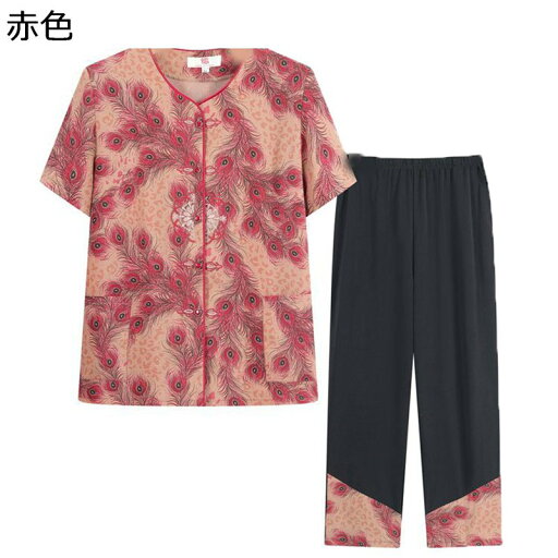 シニアファッション Tシャツ 半袖 プルオーバー 上下 セット シフォン 総柄 中高年 レディース 夏服 ロングパンツ 7分丈 ゆったり 冷感 肌に優しい カジュアル リラックス 母の日 おばあちゃん シニアファッション Tシャツ 半袖 プルオーバー 上下 セット シフォン 総柄 中高年 レディース 夏服 ロングパンツ 7分丈 ゆったり 冷感 肌に優しい カジュアル リラックス 母の日 おばあちゃん