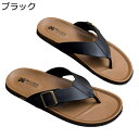 トングサンダル メンズ ビーチサンダル カジュアル 本革 ベルト バックル レザー 夏用 革 柔らかい 歩きやすい 軽量 通気 ノンスリップ スリッポン 紳士 大人 デイリー お洒落 アウトドア 室内 オフィス